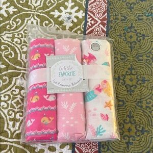 Pink and White Baby Blankets